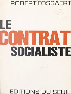 cover image of Le contrat socialiste